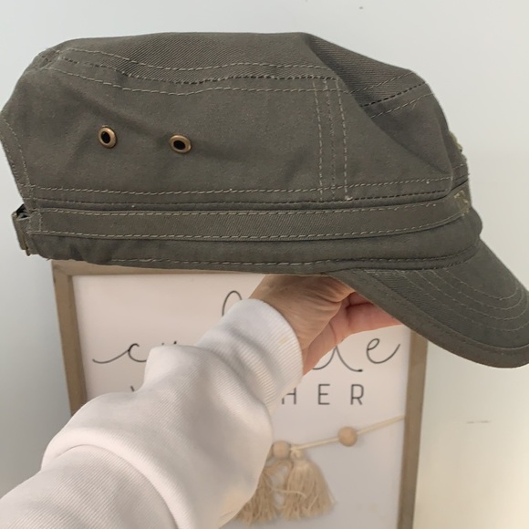 United States Air Force Embroidered Army Green Adjustable 100% Cotton Cap Hat - Picture 15 of 16